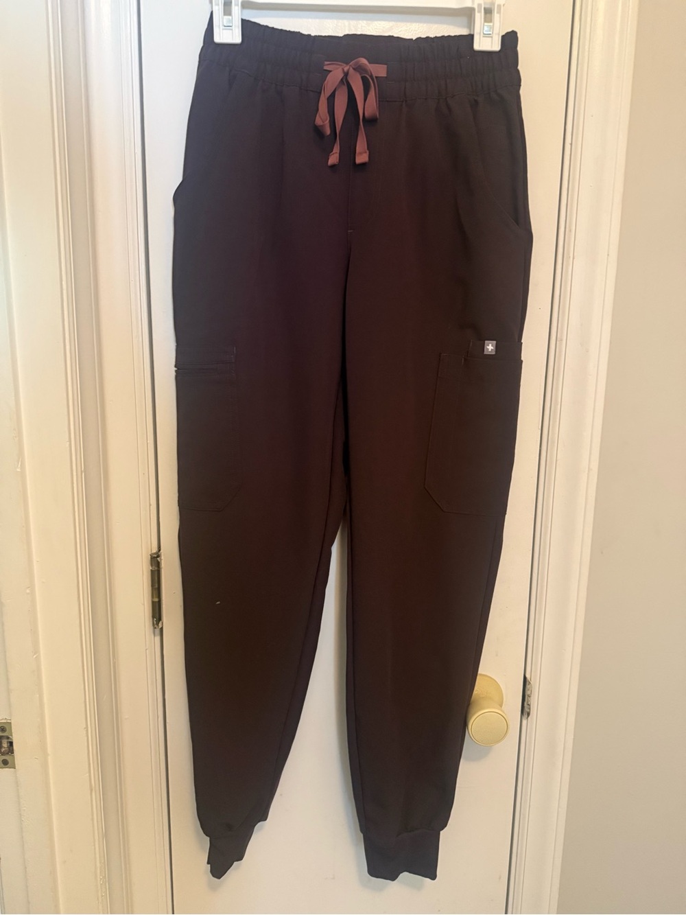 Figs high waisted Uman in espresso xs nwot